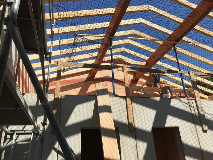 Baufortschritt am 01.10.2021