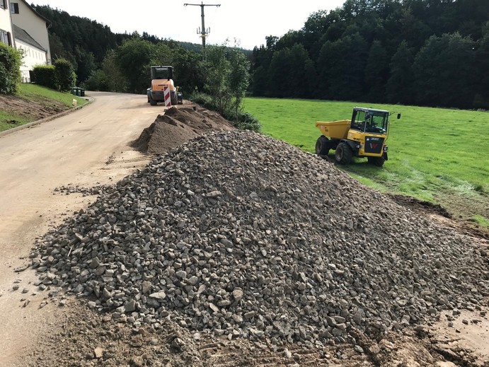 Baufortschritt am 01.10.2021