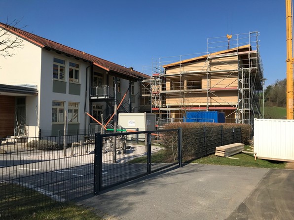 Baufortschritt am 07.04.2023