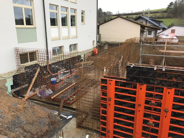 Baufortschritt am 10.01.2023