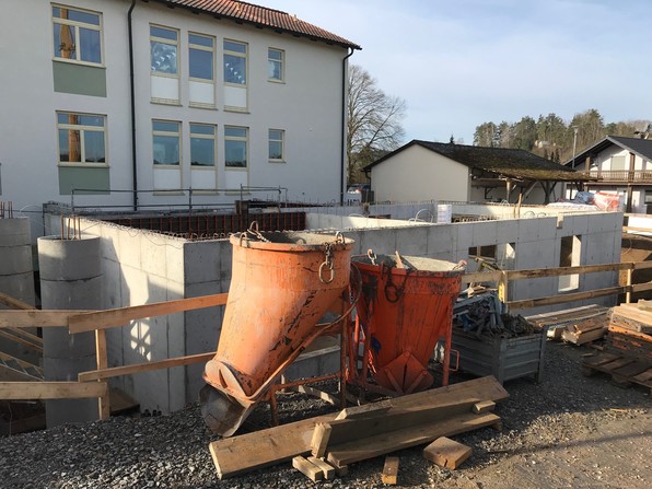 Baufortschritt am 22.02.2023