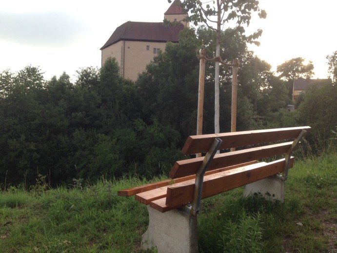 Rastplatz am Goldsteig
